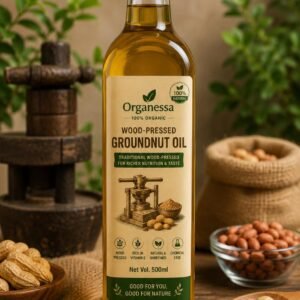 Wood-Pressed Groundnut Oil (500ml)